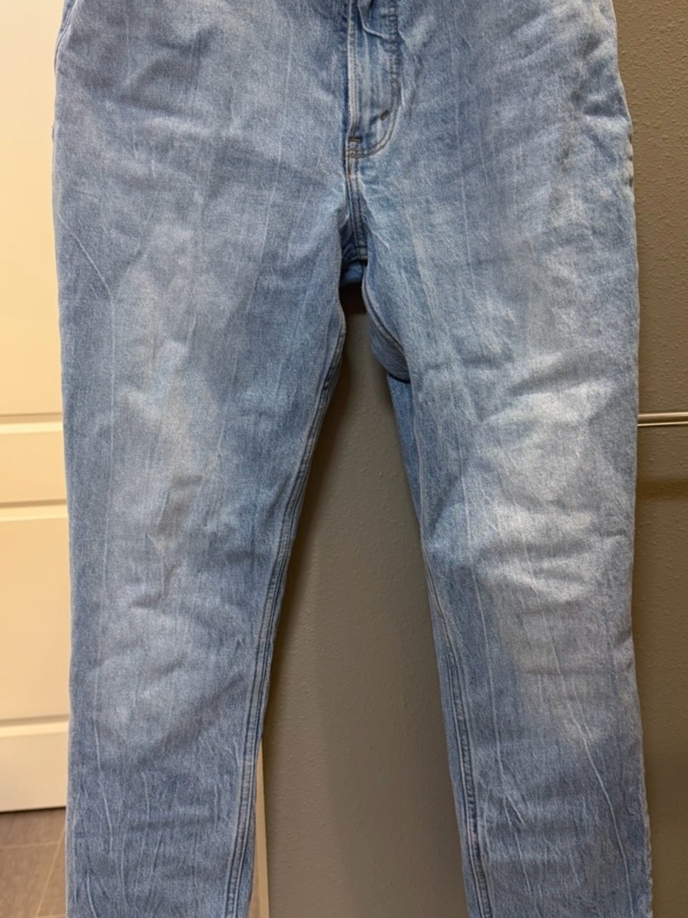 Abercrombie & Fitch Light Blue Straight Leg Jeans